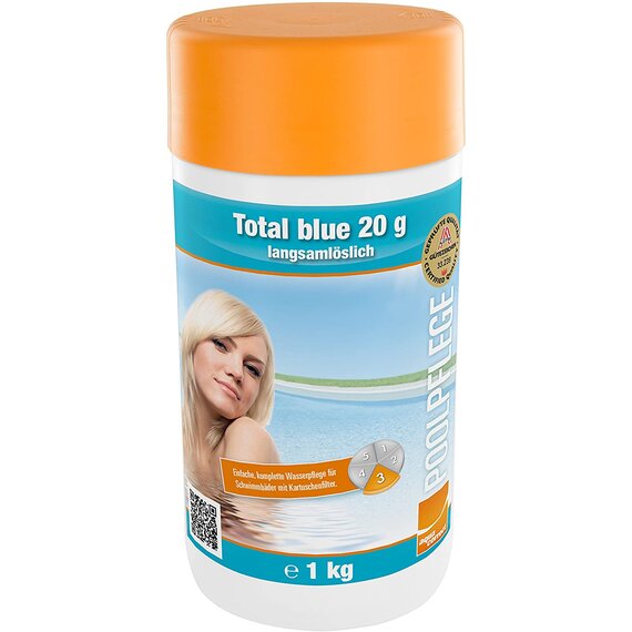 Steinbach Poolpflege Total blue, 20g langsamlslich, 1 kg, Chlorprodukt, 0752301TD08&hellip;