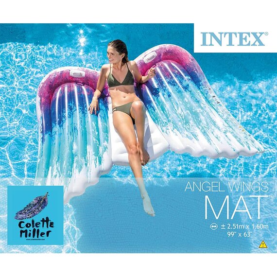 INTEX Schwimminsel Engelsflge Angel Wings 251cm x 160cm (158786EU)