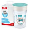 NUK Magic Cup Trinklernbecher | 8+ Monate | 230 ml | auslaufsicherer 360-Trinkrand | BPA-frei | grne Katze