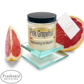 Krperpeeling Salz Pink Grapefruit Body Scrub mit Mandell, 320 g