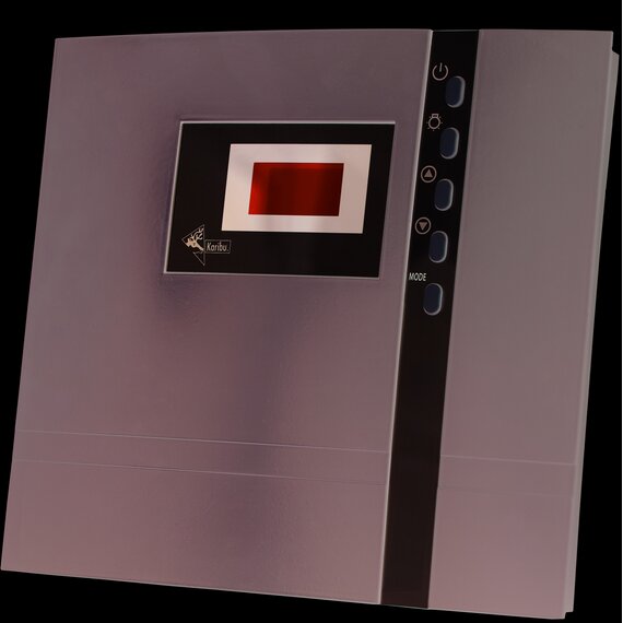 KARIBU BIO Saunaofen 4,5 KW mit Steuergert Premium BIO incl. 18KG Saunasteine