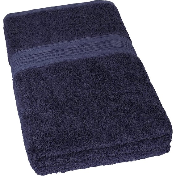 NatureMark SAUNATÜCHER Premium Qualität 80x200cm SAUNATUCH Sauna-Handtuch 100% Baumwolle Farbe: Navy Blau