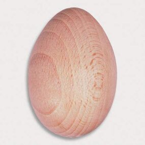 HOFMEISTER® 20602 Stopf-Ei, 6 cm, zum Stopfen von Löchern in der Kleidung, schützt die Finger vor der Nähnadel, 100% Naturprodukt aus EU Buchen-Holz