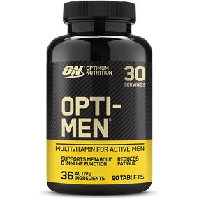 Optimum Nutrition ON Optimen Multivitamin Kapseln, Vitamine und Mineralstoffe Tabletten für Männer mit Zink, Magnesium und Aminosäuren Komplex Hochdosiert, 30 Portionen 90 Kapseln